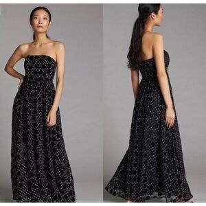 Hutch ANTHROPOLOGIE Chiffon Velvet Polka